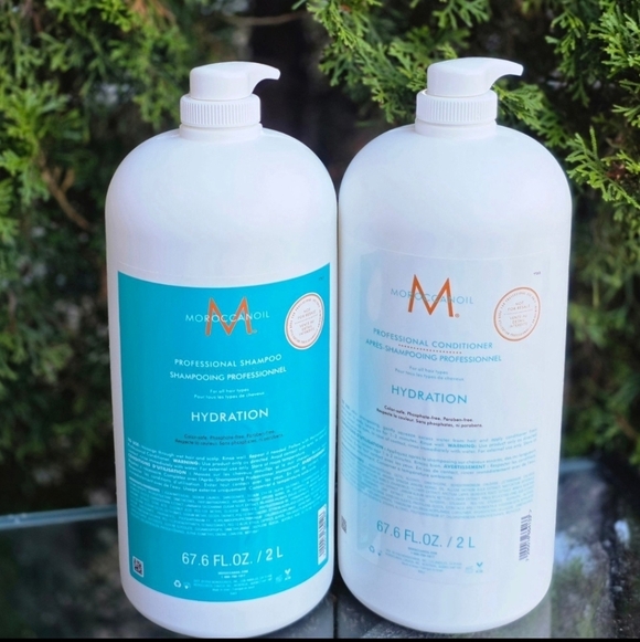 Moroccanoil Hydration Shampoo and Conditioner 67.6oz Duo NEW